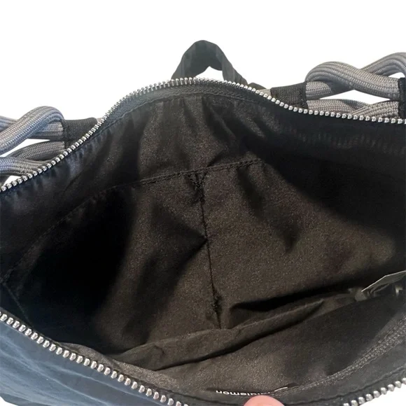 lululemon athletica Black and Gray Convertible Crossbody Bag - Picture 9 of 13